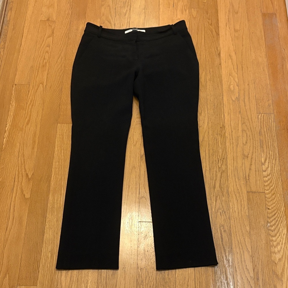 Diane Von Furstenberg Black Pants Trousers 4